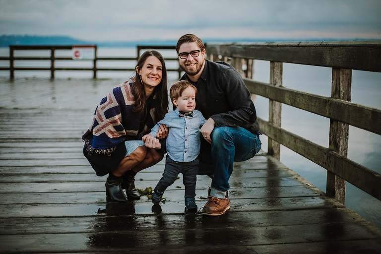 Family photos on Vashon island