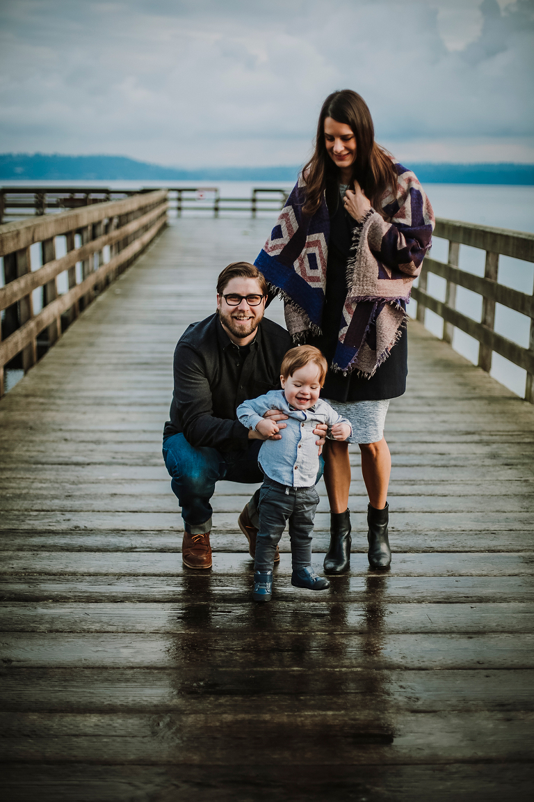 Family photos on Vashon island